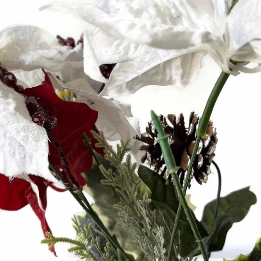 Christmas Floral Decor Lot